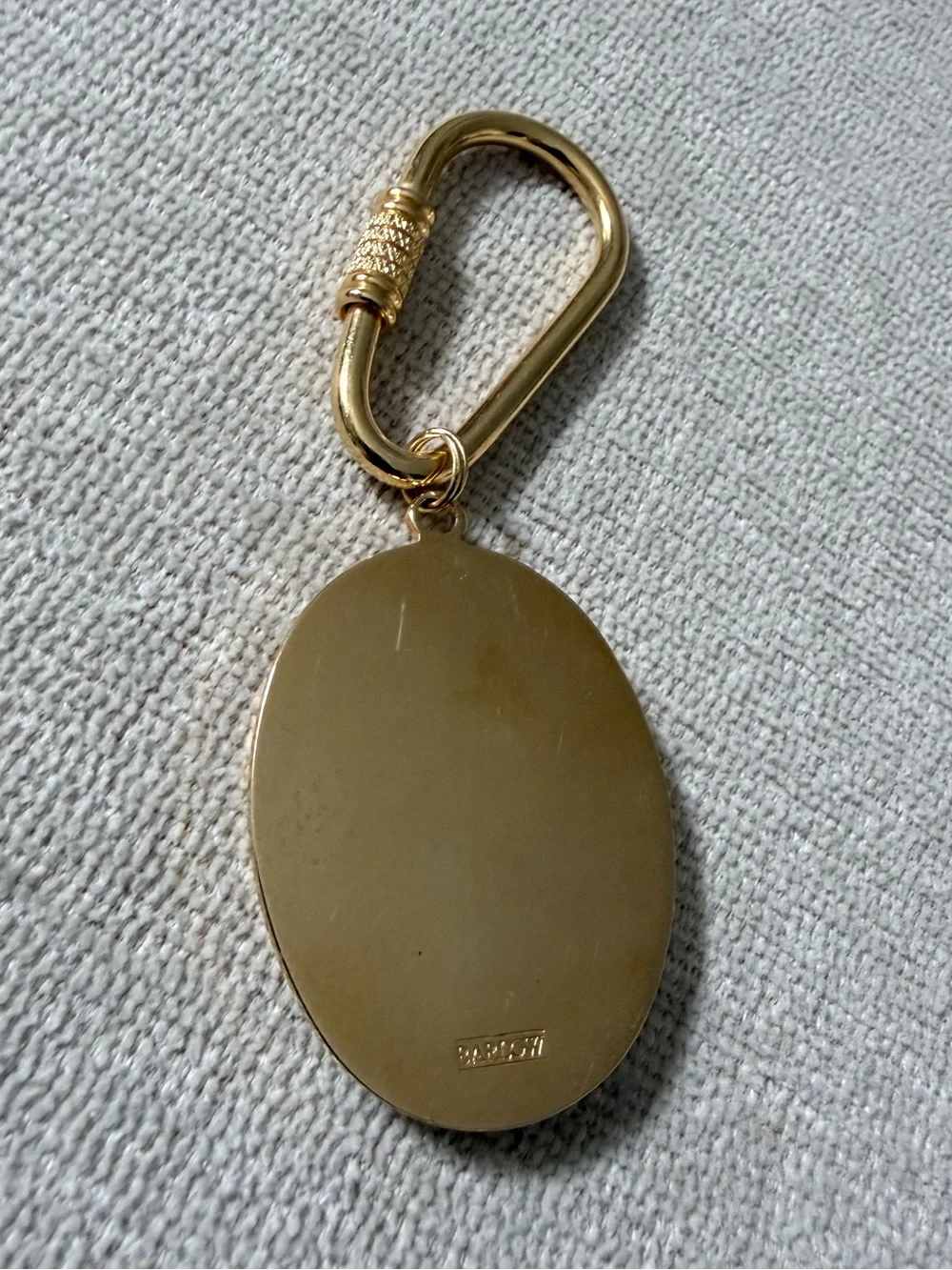Nautical Key Tag Chain Ship Scrimshaw (1980's)